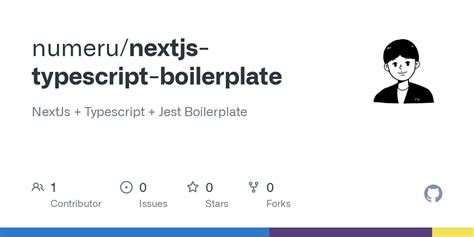 Github Numeru Nextjs Typescript Boilerplate Nextjs Typescript