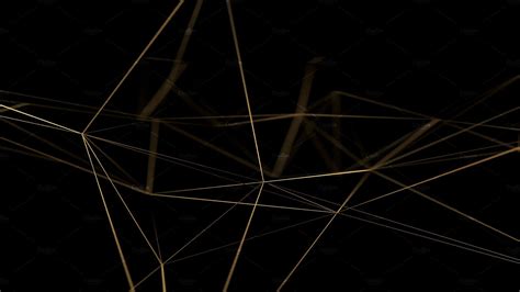 Gold Lines On Black Background Black Abstract Background Gold Line