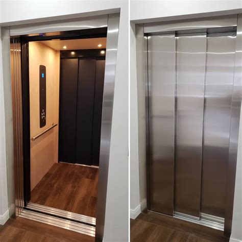Elegant Home Elevator Installed In Calgary Canada Garaventa Lift