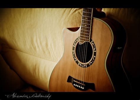 Wallpaper Guitar Acoustic Hd 13405 Wallpaper Cool