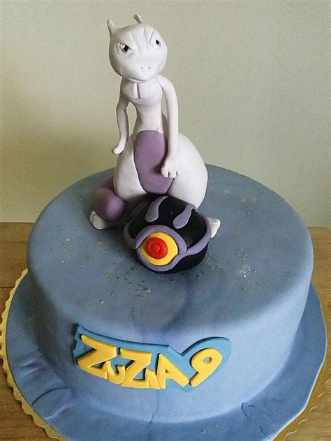 Mewtwo Cake Topper Pokemon Birthday Cake Pokemon Cake Pokemon Birthday