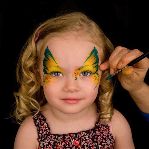 Butterfly Face Paint Simple Goldie Sallee