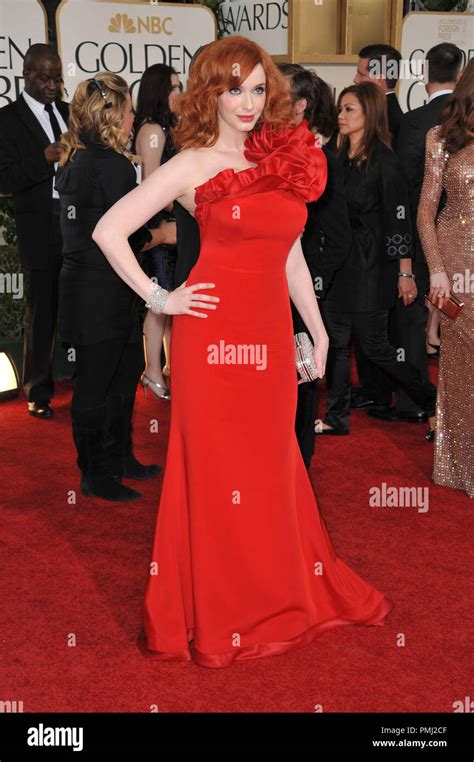 Christina Hendricks At The 68th Annual Golden Globe Awards At The