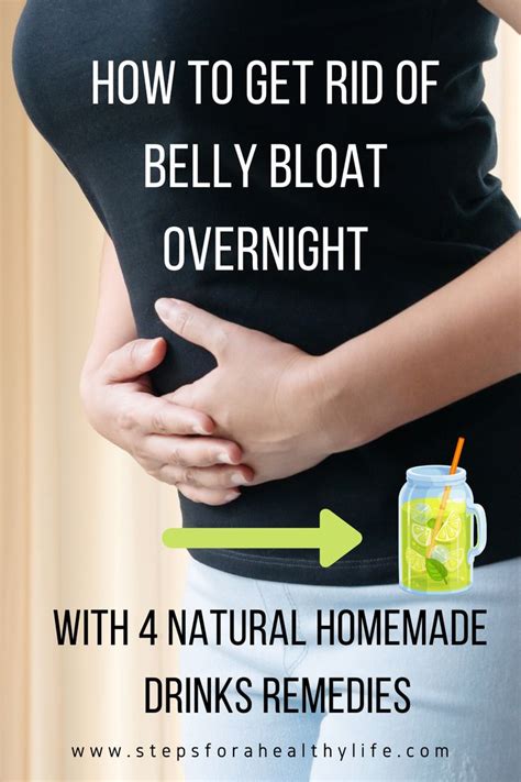 How To Get Rid Of Belly Bloat Overnight With 4 Natural Homemade Drinks