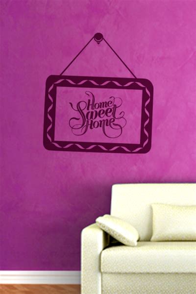 Home Sweet Home Wall Decal Room Signs Walltat