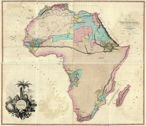 Map Of Africa Photograph By Library Of Congress Geography And Map Division