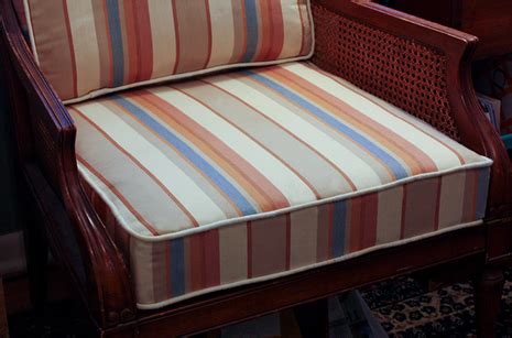 Weatherproof fabric for cushion covers (approximately 1/2 yard to 1 yard for each cushion, depending on size) basic sewing supplies (scissors, needle, thread) measuring tape or ruler. DIY: Replacing Foam in a Lounge Chair Cushion » Curbly ...