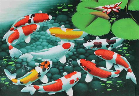 Famous Koi Painting At Explore Collection Of