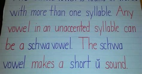Schwa Vowel Anchor Charts Pinterest Anchor Charts Word Work And