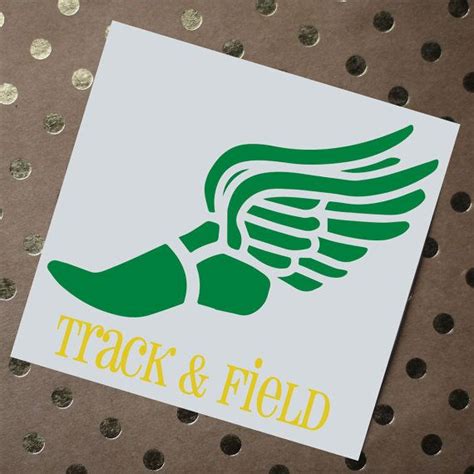 Customizable Track And Field Decal By Rebecca Lane Graphics On Etsy With