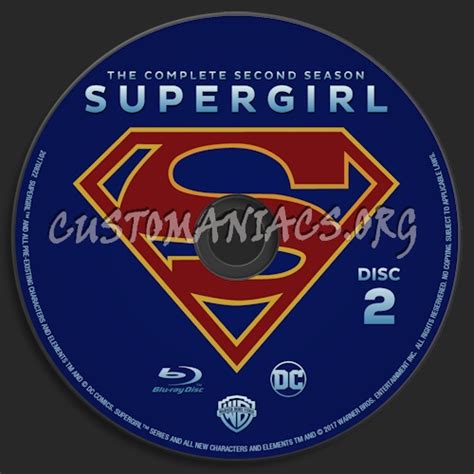 Supergirl Season 2 Blu Ray Label Dvd Covers And Labels By Customaniacs