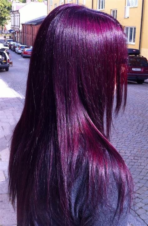 20 Plum Hair Color For Dark Hair Fashionblog