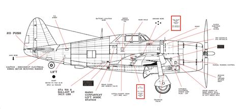 Drawing is an art of illusion—flat lines on a flat sheet of paper look like something real, something full of depth. P47 Razorback scale drawings - RCU Forums