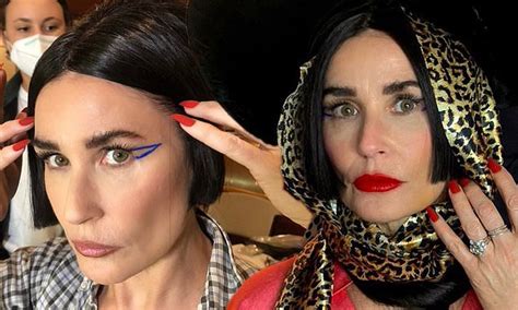 Demi Moore Looks Youthful Dressed In Character Two Weeks Before Her Th Birthday