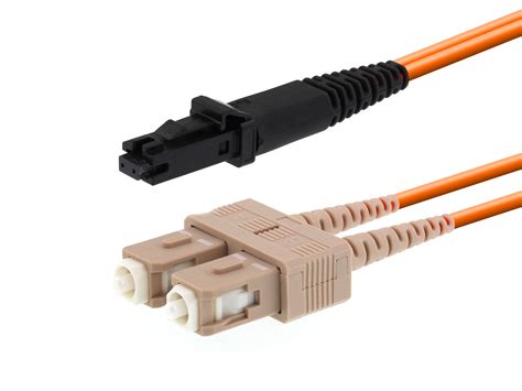 3m Multimode Fiber Optic Cable 625125 Mtrj To Sc Computer Cable