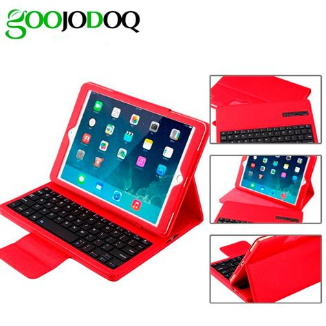 Goojodoq Case For Ipad Pro 105 Bluetooth Keyboard Case Pu Leather