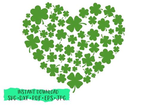 Shamrock Svg Clover Svg Cut File Vinyl Decal For Silhouette Cameo