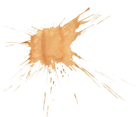 18 Brown Watercolor Splatter Png Transparent