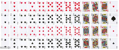 Playing Cards Full Deck Isolated Stock Photo Download Image Now