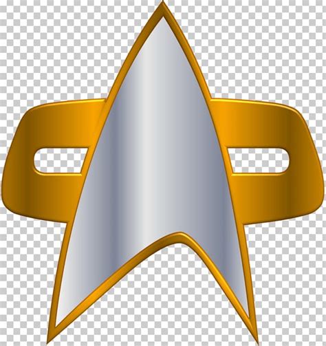 Starfleet 24th Century Communicator Star Trek Badge Png Clipart 24th