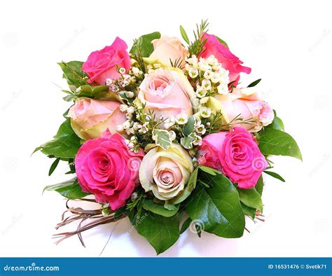 Pink Roses Bouquet Stock Photo Image Of T Pres Beauty 16531476