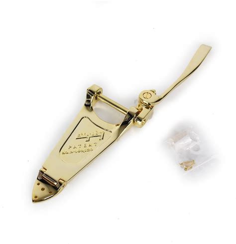 Gretsch Bigsby B GBVF Vibrato Tailpiece In Gold With Bigsby Logo Amazon Ca Musical Instruments