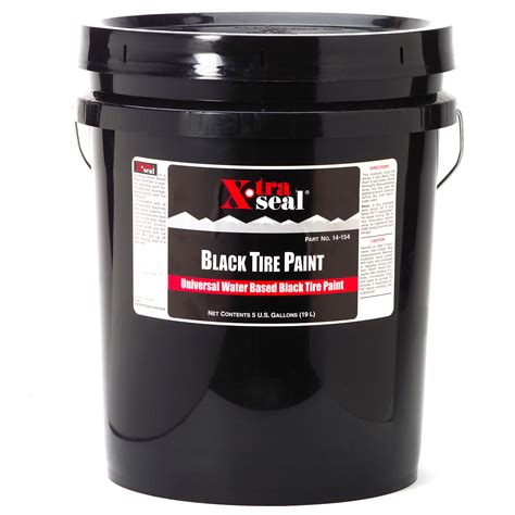 5 Gallon 19l Black Tire Paint Ready To Use 31 Inc