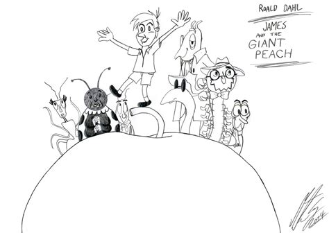 James And The Giant Peach Coloring Pages Jamariaxdixon