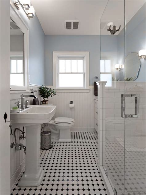 Polka dots orange, black and white background set. Blue And White Bathroom Bathroom Victorian With Black ...