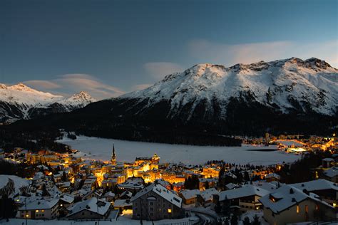 Engadin St Moritz Switzerland 4k Wallpaper