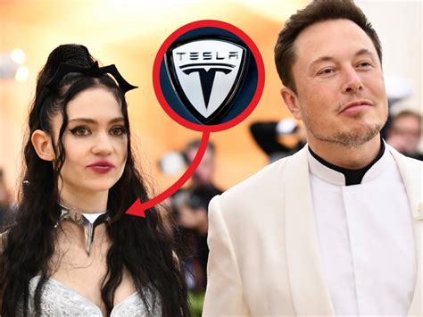 Grimes and elon musk (photo: Elon Musk's new girlfriend Grimes wore a 'Tesla choker' to ...