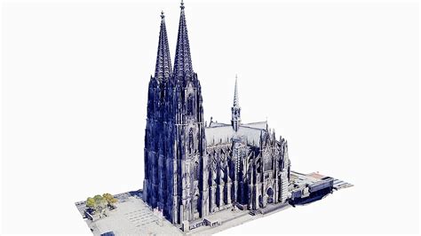Cologne Cathedral 3d Model By Sensiet Asensio 95a27ba Sketchfab