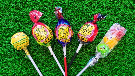 3xl Super Pin Pop Gum Lollipops 3 Rainbow Pin Pop Lollipop Asmr