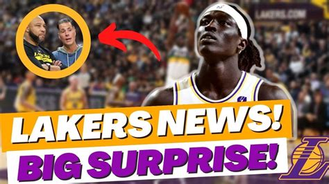 🔥 BREAKING NEWS! SHOOK EVERYBODY! Lakers Nation News#lakers - YouTube