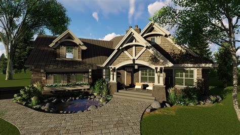 Craftsman Cottage House Plan With Oversized Pantry And Flex Room 9720