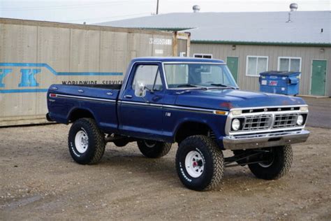 1976 Ford F100 Shortbed 4x4 4 Speed V8 360 Rare Shortbed For Sale