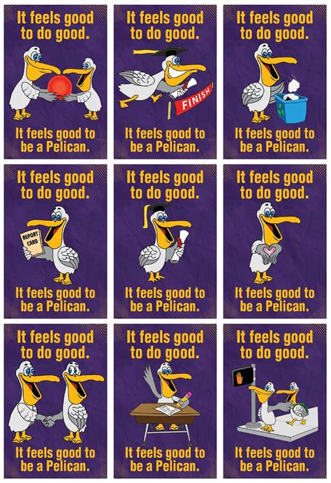 Feel Good Posters Pelican Mascot Mascot Junction