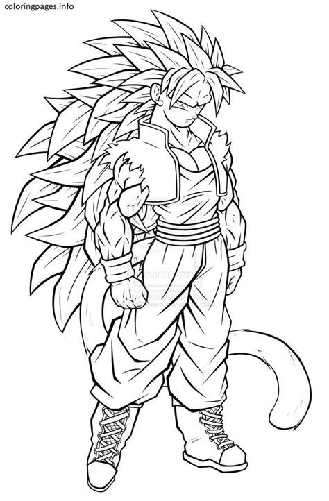 Dbz Coloring Pages Goku At Free Printable Colorings