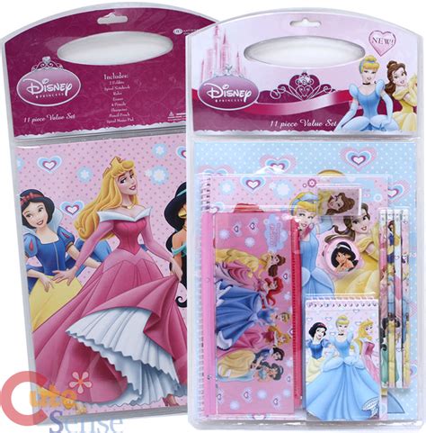 Disney Princesses 11pc School Stationary Set Back To School Kit Ebay