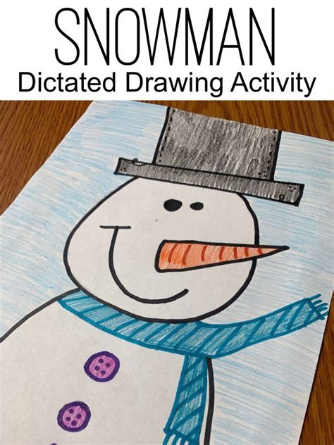 Snowman Activities Drawing Snowmen For Kids