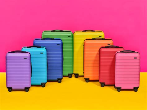 Aways New Suitcases Come In All Colors Of The Rainbow Colorful