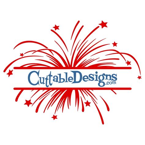 Download Fourth of July Fireworks Designs Svg Cuttables