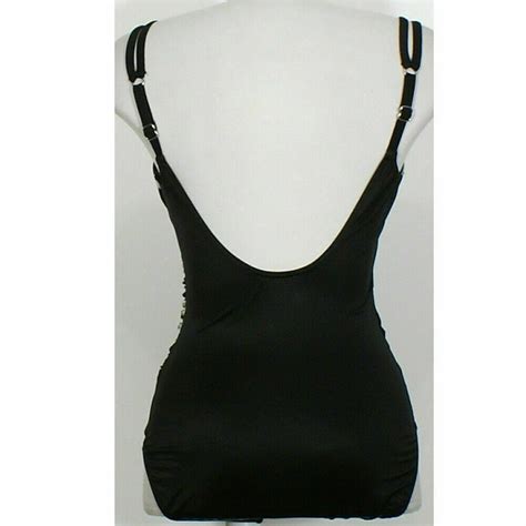 miraclesuit black white hamden mixed up underwire swimsuit 10 754509162119 ebay