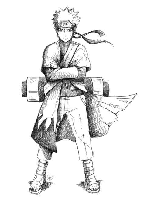 Naruto Sketch By Alan Sp On Deviantart