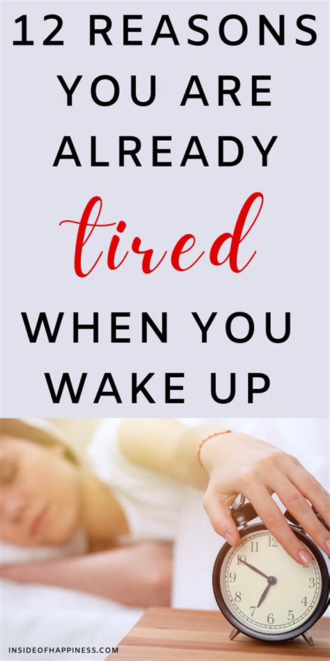 Tired Of Feeling Tired All The Time Here Are 12 Reasons For Morning