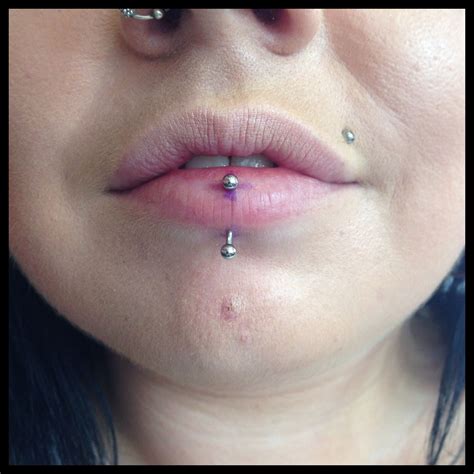 pin on lip piercings