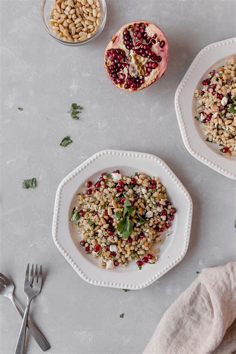 couscous with pine nuts and pomegranate — to salt and see recipe pine nut recipes recipes