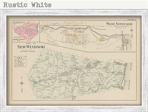 New Windsor New York 1903 Map Replica Or Genuine Original Etsy Uk