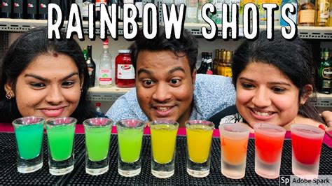 Finally We Did It Crazy Rainbow Shots Challenge How To Make Rainbow