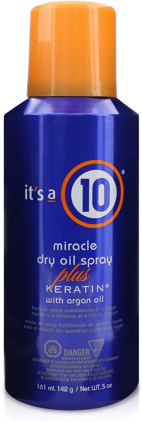Its A 10 Haircare Miracle Dry Oil Spray Plus Keratin With Argan Oil 5